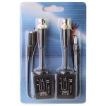 2 PCS Passives Video Balun CCTV-Netzwerk UTP BNC (Schwarz) – Bild 7