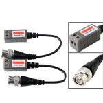2 PCS 1-Kanal-Passiv-Video-Transceiver (grau)