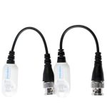 2 Stück Passive UTP-Netzwerk-Video-Balun Cat5 zur Kamera-CCTV BNC DVR O-612