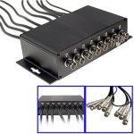 8 Channel CCTV BNC Surge Arester Surge Protector Device (Coaxjk/ V8) (schwarz) – Bild 2