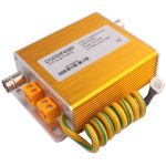 VIDEO -Datenleistungspflichtenschutz 3 in 1 Surge -Schutzanlage 220V (golden) – Bild 3