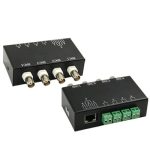 Passiver 4-Kanal-BNC-zu-UTP-RJ45-Balun-Transceiver für passives Video – Bild 2