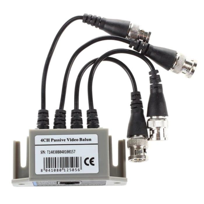 S-CVB-0149.jpg 4 Kanal Video (BNC) zu UTP (RJ45) Video Balun – Bild 1