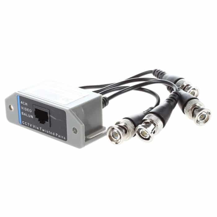 4 Kanal Video (BNC) zu UTP (RJ45) Video Balun – Bild 4