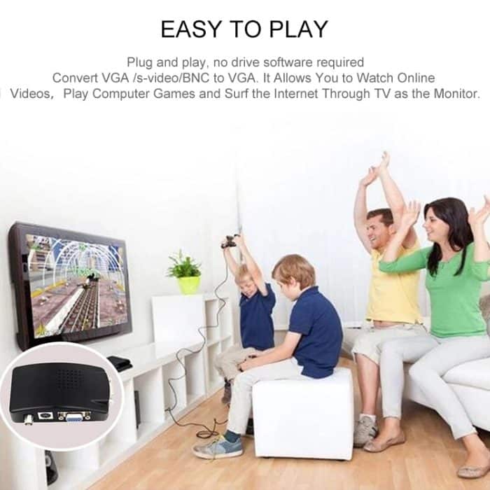 S-Video / BNC zu VGA Signal Wandler – Bild 7