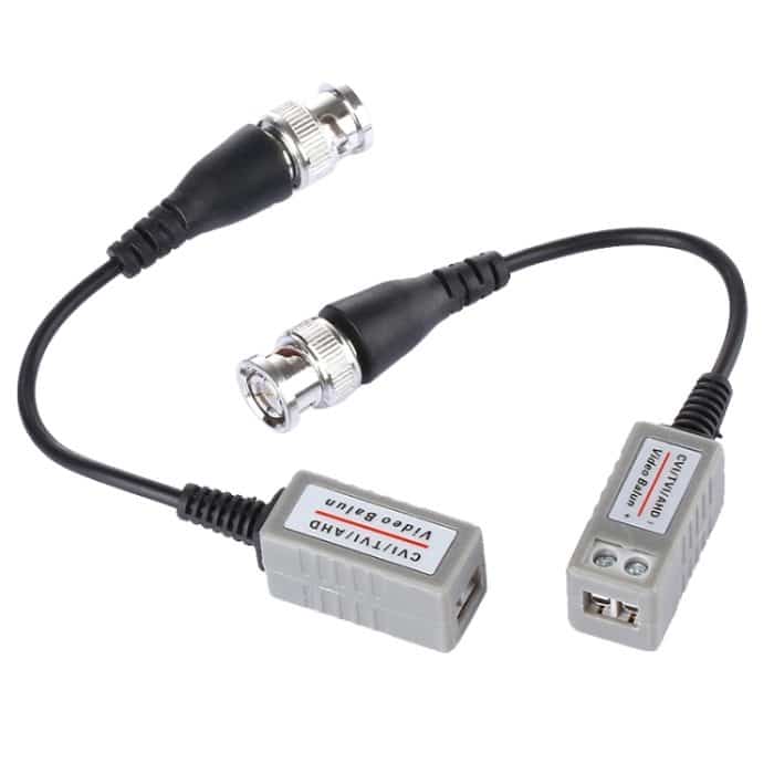 2 PCS HD 202P Koaxialer CVI / TVI / AHD 1CH Passiver Transceiver Video Balun – Bild 3
