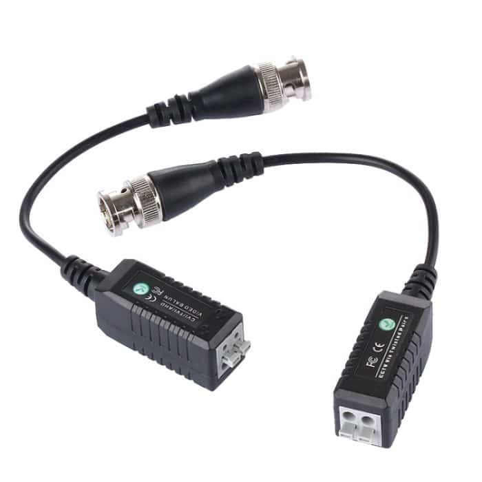 2 PCS HD 302B Koaxialer CVI / TVI / AHD 1CH Passiver Transceiver Video Balun – Bild 3