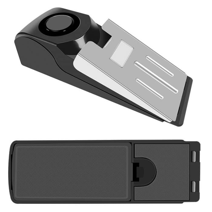 HH-MD001 Türanschlag Keilarm für Zuhause und Reisen (schwarz) – Bild 2