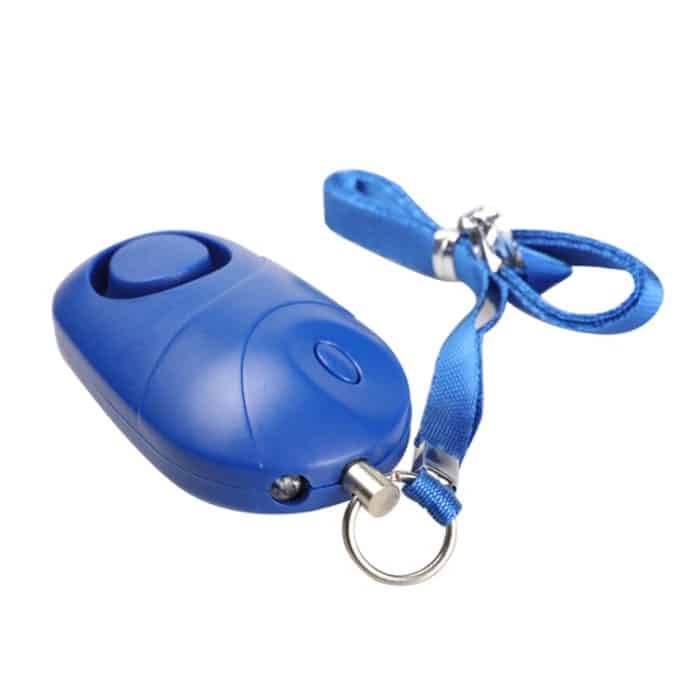 Persönliche Alarmsicherheit mit Taschenlampe / Halsriemen (blau) – Bild 2