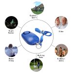 Persönliche Alarmsicherheit mit Taschenlampe / Halsriemen (blau) – Bild 4