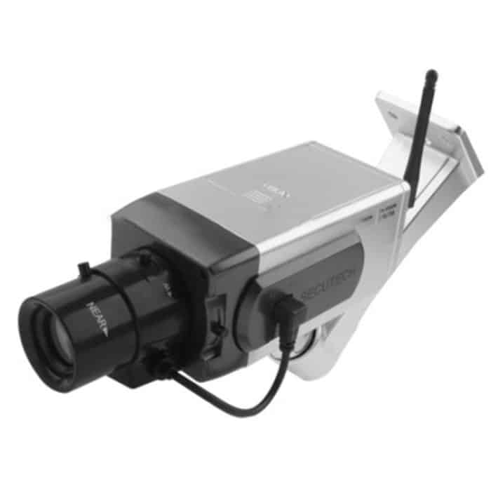 Gefälschte drahtlose Dummy-Überwachungs-IR-LED-Überwachungskamera mit 45 Umdrehungen (Silber) – Bild 3