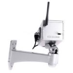 Gefälschte drahtlose Dummy-Überwachungs-IR-LED-Überwachungskamera mit 45 Umdrehungen (Silber) – Bild 4