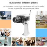 Gefälschte drahtlose Dummy-Überwachungs-IR-LED-Überwachungskamera mit 45 Umdrehungen (Silber) – Bild 9