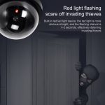 Realistisch aussehende gefälschte Dummy-Bewegungserkennungssystem-Überwachungskamera (schwarz) – Bild 5