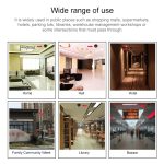 Realistisch aussehende gefälschte Dummy-Bewegungserkennungssystem-Überwachungskamera (schwarz) – Bild 7