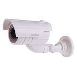 Realistisch aussehende Dummy Security CCTV-Kamera mit blinkender roter LED