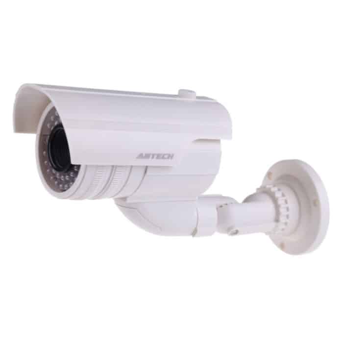 Realistisch aussehende Dummy Security CCTV-Kamera mit blinkender roter LED – Bild 1