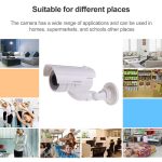 Realistisch aussehende Dummy Security CCTV-Kamera mit blinkender roter LED – Bild 8