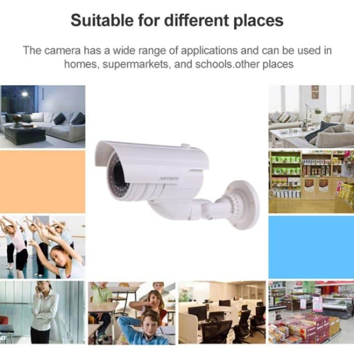 Realistisch aussehende Dummy Security CCTV-Kamera mit blinkender roter LED – Bild 8