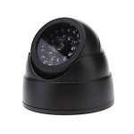 Realistisch aussehende Dummy Security CCTV-Kamera mit blinkender roter LED (schwarz)