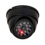 Realistisch aussehende Dummy Security CCTV-Kamera mit blinkender roter LED (schwarz) – Bild 2