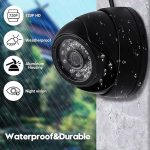 Realistisch aussehende Dummy Security CCTV-Kamera mit blinkender roter LED (schwarz) – Bild 3