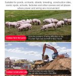 Solarbetriebene realistisch aussehende Dummy-Kamera mit blinkendem rotem LED-Licht – Bild 7