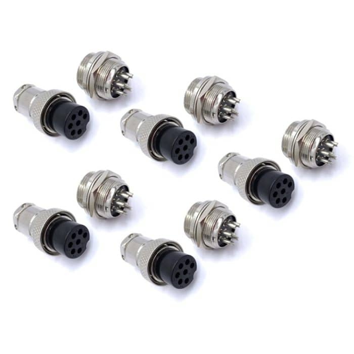 DIY 16mm 7-Pin GX16 Aviation Plug Socket Connector (5 Stück in einem Paket, der Preis ist für 5 PCs) – Bild 1