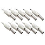 JL0037 3,5-mm-Audio-Buchsenstecker (10 Stück in einem Paket, der Preis ist für 10 Stück) (Silber) – Bild 3