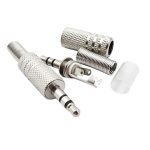 JL0037 3,5-mm-Audio-Buchsenstecker (10 Stück in einem Paket, der Preis ist für 10 Stück) (Silber) – Bild 4