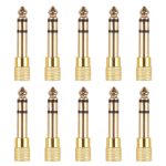 6,35mm männlich auf 3,5 mm weibliche Audio-Jack-Adapter (10 Stück in einem Paket, der Preis ist für 10 PCs) – Bild 3