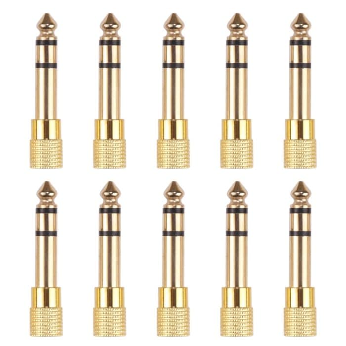 6,35mm männlich auf 3,5 mm weibliche Audio-Jack-Adapter (10 Stück in einem Paket, der Preis ist für 10 PCs) – Bild 3