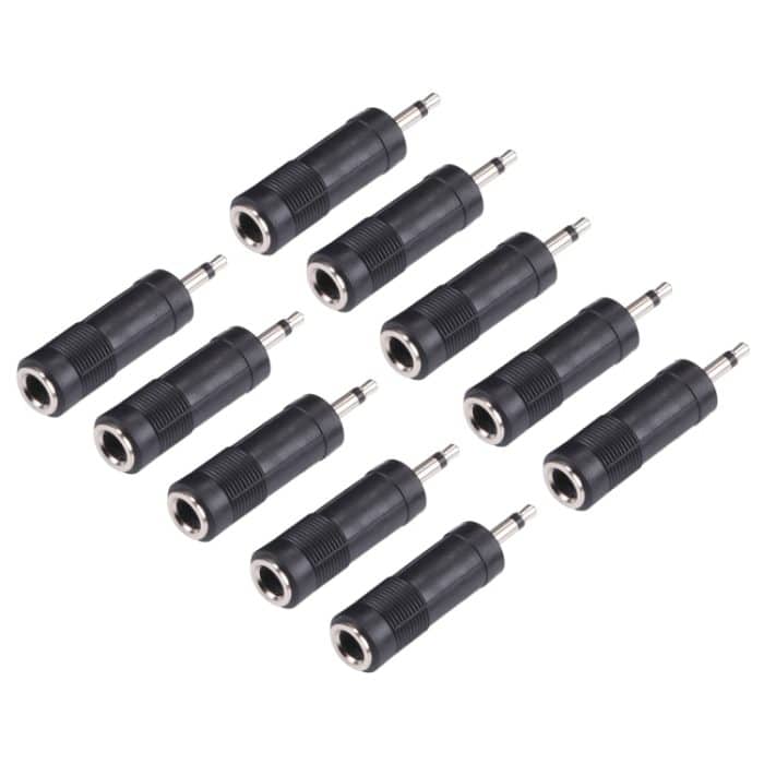 3,5mm männlich auf 6,35mm weibliche Mono-Sound-Konverter-Adapter (100 PCs in einem Paket, der Preis ist für 100 PCs) – Bild 2