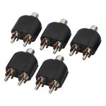 RCA-Verteiler für weibliche bis doppelte Stecker (100 Stück in einer Packung, der Preis gilt für 100 Stück)