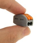 10 PCS Universal Compact 2-poliger lötfreier Drahtstecker mit Druckklemme – Bild 6