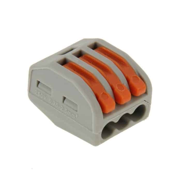 10 PCS Universal Compact 3-poliger lötfreier Steckverbinder mit Druckklemme – Bild 4