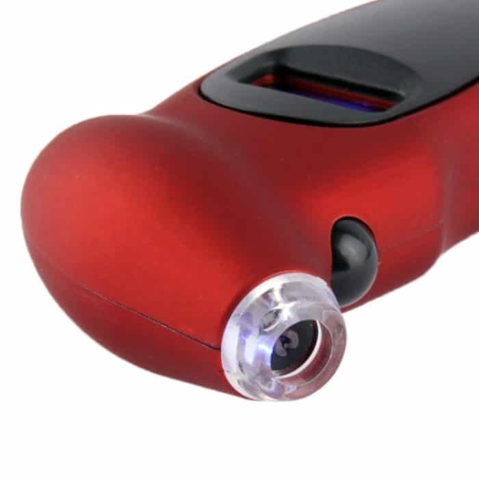 Digitales Reifenmessgerät mit LED-Blitzlicht, Druckbereich: 0-100 PSI (rot) – Bild 5