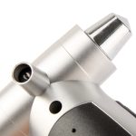 4 in 1 (Digitalreifenanzeige + Taschenlampe + Nothammer + Notgurtschneider) Notdienstwerkzeug (Silber) – Bild 6