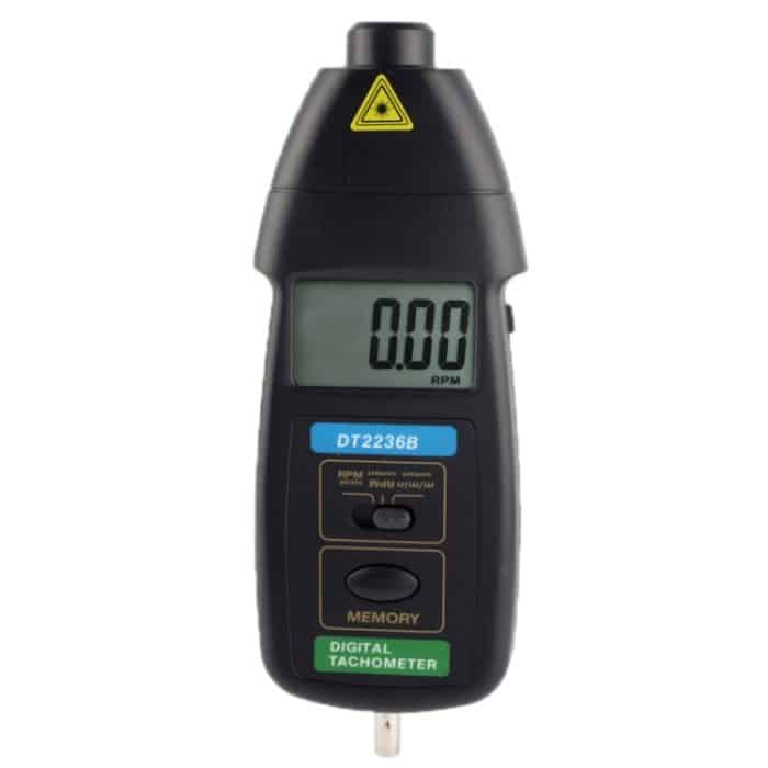Contact & Non Contact Laser Digital Tachometer (DT2236B) – Bild 1