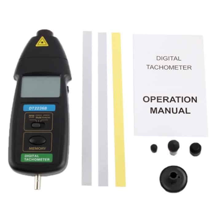 Contact & Non Contact Laser Digital Tachometer (DT2236B) – Bild 7