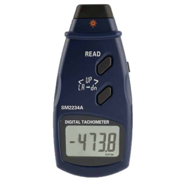 Digitaler Laser-Fototachometer Berührungsloser Drehzahldrehzahl-Tachometer (SM2234A) – Bild 1