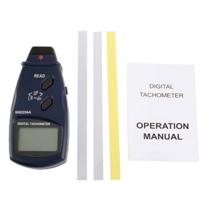 Digitaler Laser-Fototachometer Berührungsloser Drehzahldrehzahl-Tachometer (SM2234A) – Bild 6