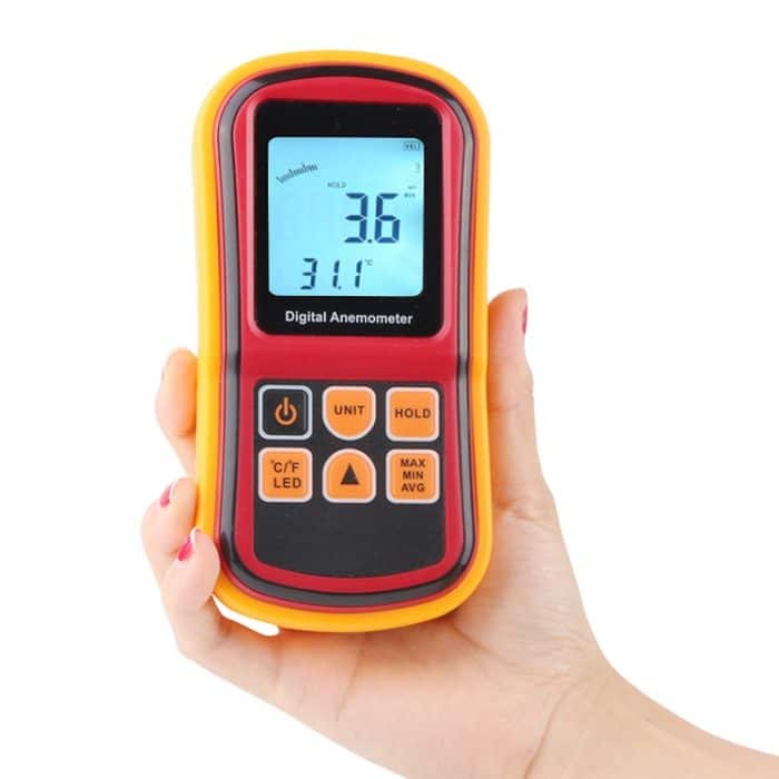 Digitaler Windmesser (Messobjekte: Luftgeschwindigkeit, Lufttemperatur) – Bild 5