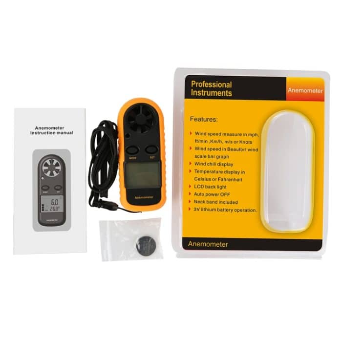 AR-816 Digitales elektronisches Thermometer-Anemometer – Bild 4