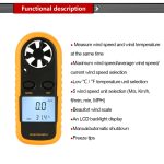AR-816 Digitales elektronisches Thermometer-Anemometer – Bild 5