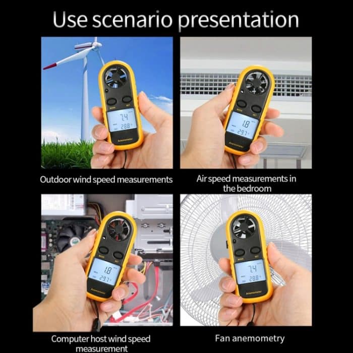 AR-816 Digitales elektronisches Thermometer-Anemometer – Bild 8