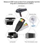5-LED-Elektromagnetischer Strahlungsdetektor EMF-Messgerät Tester, Style 2  White, Style 2 Black – Bild 7