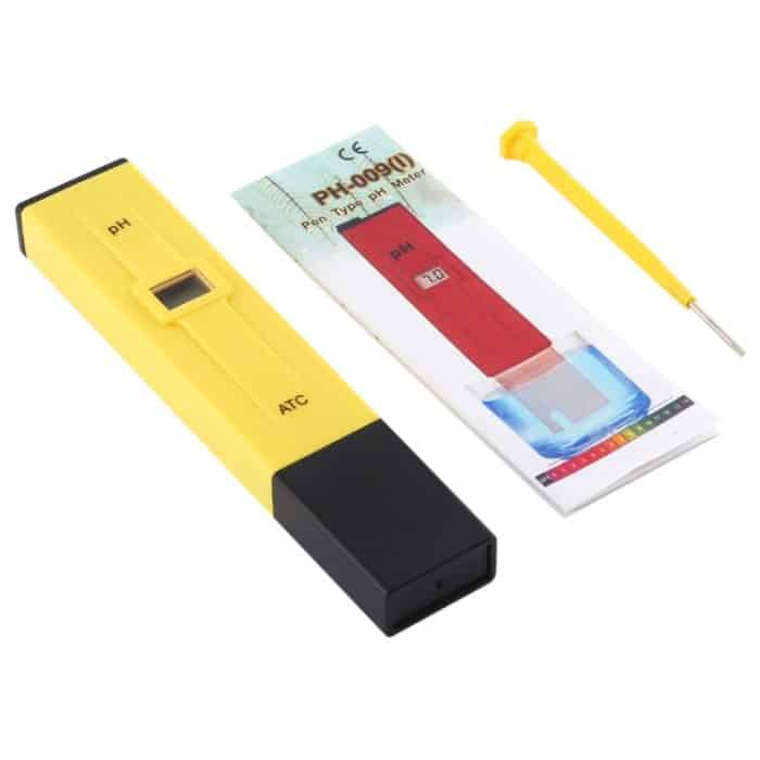 PH-Meter im Taschenformat mit ATC (gelb) – Bild 5