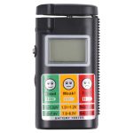 Digital-LCD-Bildschirm-Batterieprüfgerät für R20S / R14S / R6S / R03 / R1 / Taste / 6F22 (schwarz) – Bild 2
