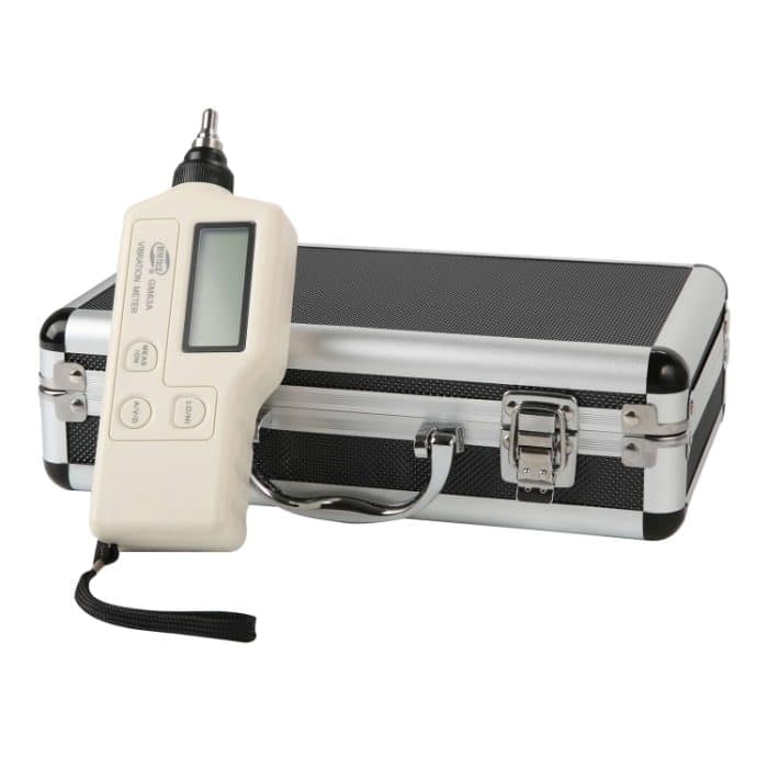 Benetech GM63A Vibrationsmesser Digitaler Tester Vibrometer Analysator Beschleunigungsgeschwindigkeit (weiß) – Bild 5